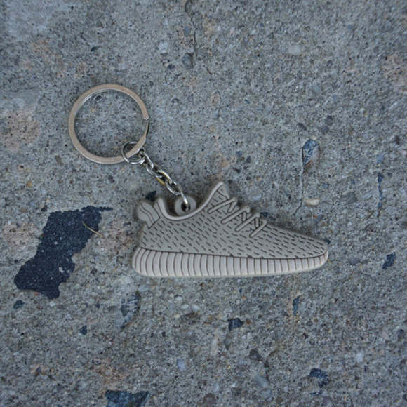 Accessories | Adidas Yeezy Boost 350 V1 Tan Shoe Keychain Flat Silicon Sneaker Keychain Adidas Ultra Boost Black
